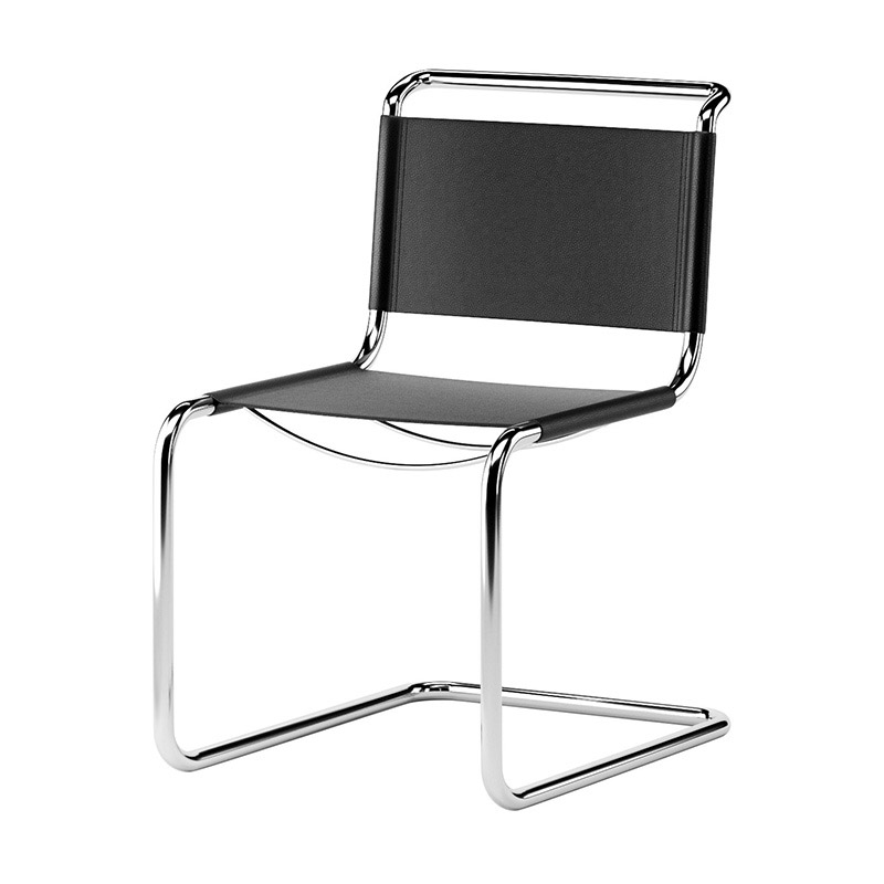 Designer chair Steel pipe chair  Cantilever armchair S 33 032