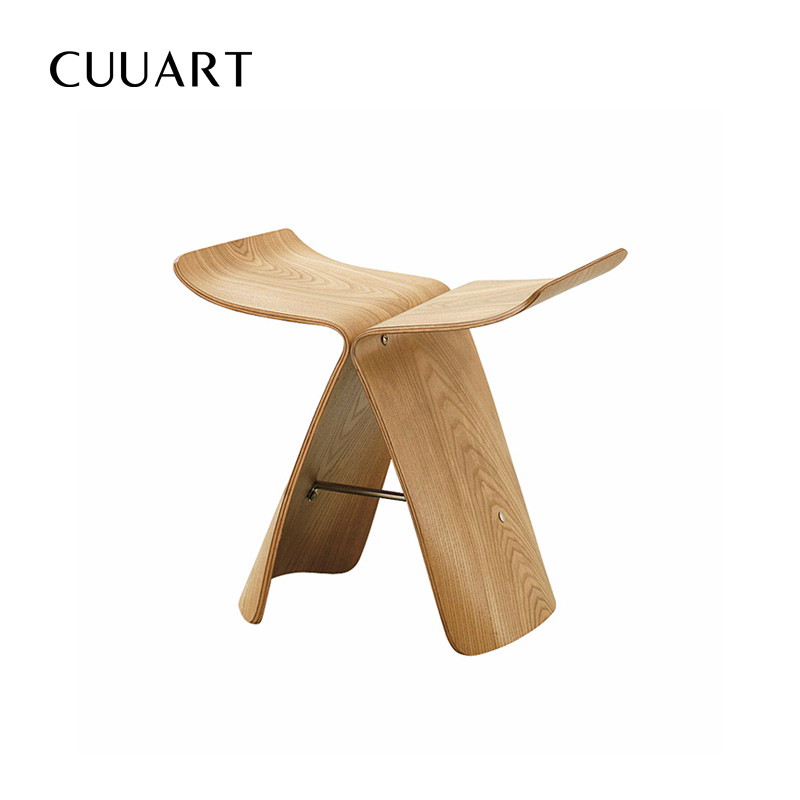 Japanese style low stool, solid wood stool, household butterfly stool, toilet stool 240