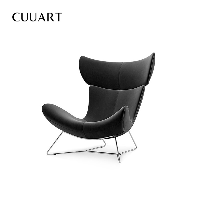 Single sofa chair Nordic designer swivel snail chair lounge chair 036